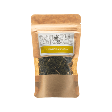 Herbata zielona liściasta Cytrynowa Sencha