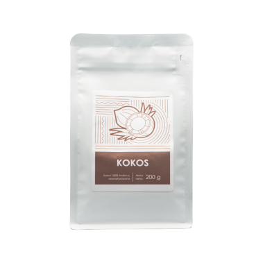 Kawa mielona o smaku kokosowym