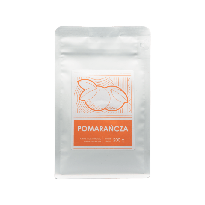 Kawa mielona o smaku pomarańczowym #1