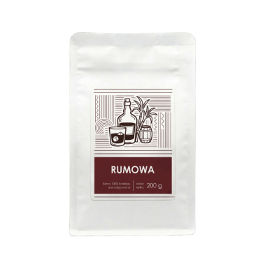 Kawa mielona o smaku rumowym