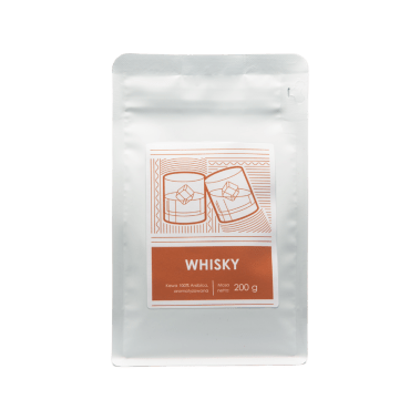 Kawa mielona o smaku whisky