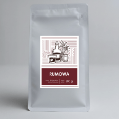 Kawa mielona o smaku rumowym