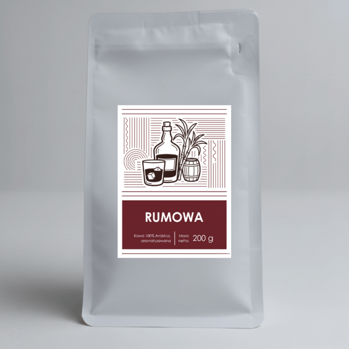 Kawa mielona o smaku rumowym #1