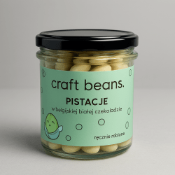 Pistacje w białej czekoladzie