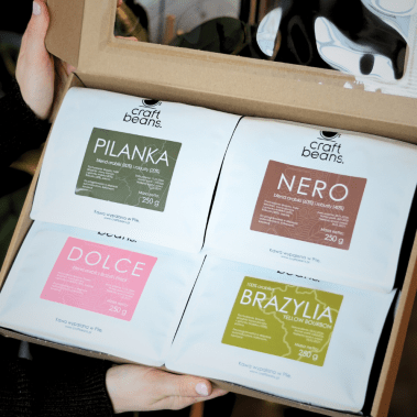 Zestaw kaw NA START 4x250g