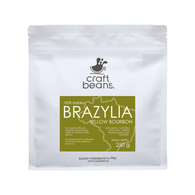 Kawa ziarnista Brazylia Yellow Bourbon #1