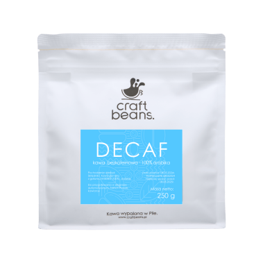 Kawa ziarnista bezkofeinowa DECAF