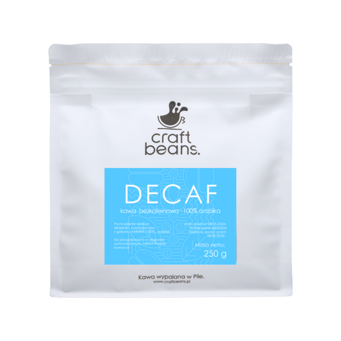 Kawa ziarnista bezkofeinowa DECAF #1