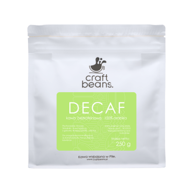 Kawa ziarnista bezkofeinowa DECAF