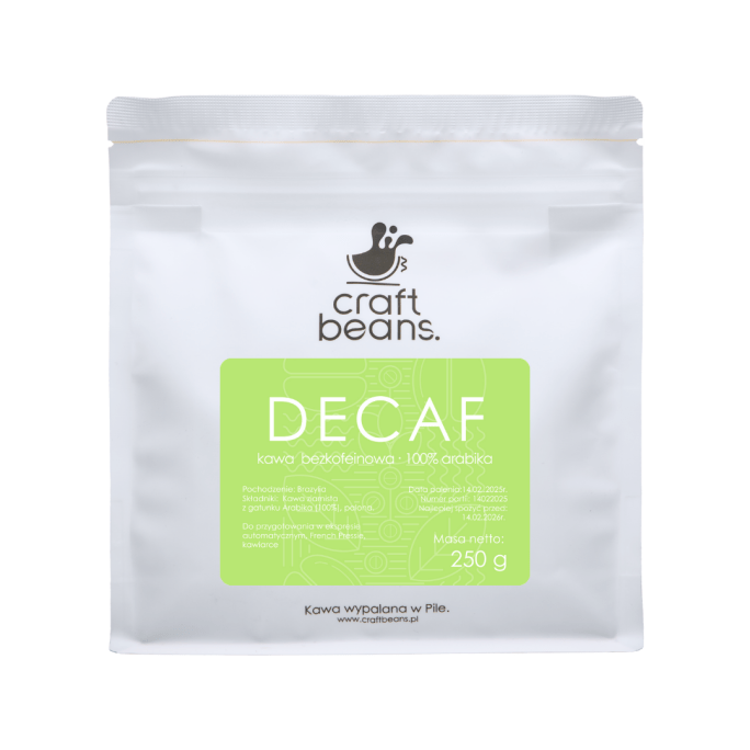 Kawa ziarnista bezkofeinowa DECAF #1