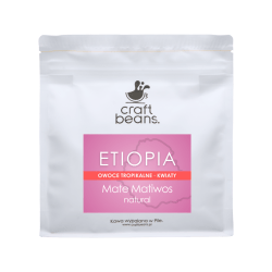 Kawa ziarnista Specialty ETIOPIA Mate Matiwos NATURAL 200g