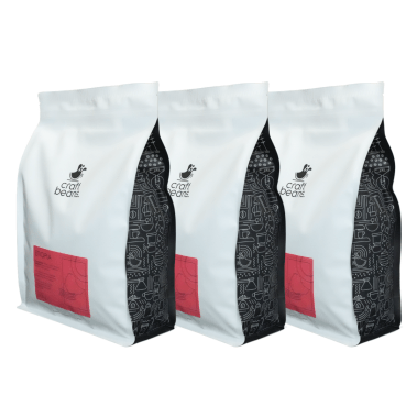 Zestaw kaw ziarnistych Etiopia 3x1kg
