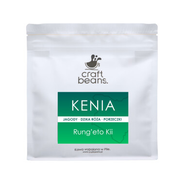 Kawa ziarnista Specialty KENIA RUNGETO KII 250g