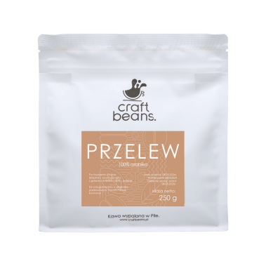 Kawa ziarnista Przelew