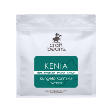 Kawa ziarnista speciality KENIA Rungeto Karamikui WASHED 250g
