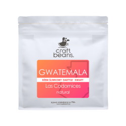 Kawa ziarnista Specialty GWATEMALA Las Codornices NATURAL 250g