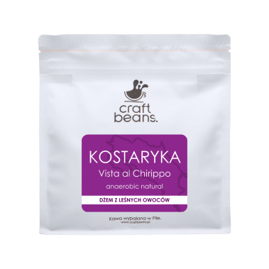 Kawa ziarnista specialty KOSTARYKA Vista El Chirippo ANAEROBIC NATURAL