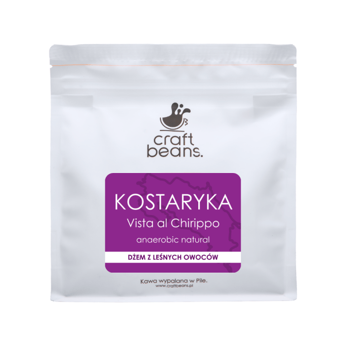 Kawa ziarnista specialty KOSTARYKA Vista El Chirippo ANAEROBIC NATURAL #1