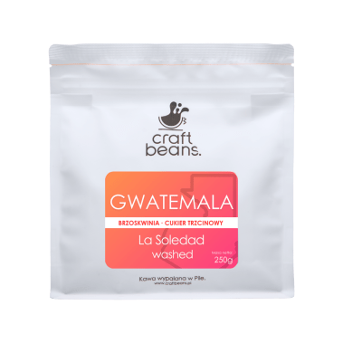 Kawa ziarnista Specialty GWATEMALA La Soledad WASHED 250g