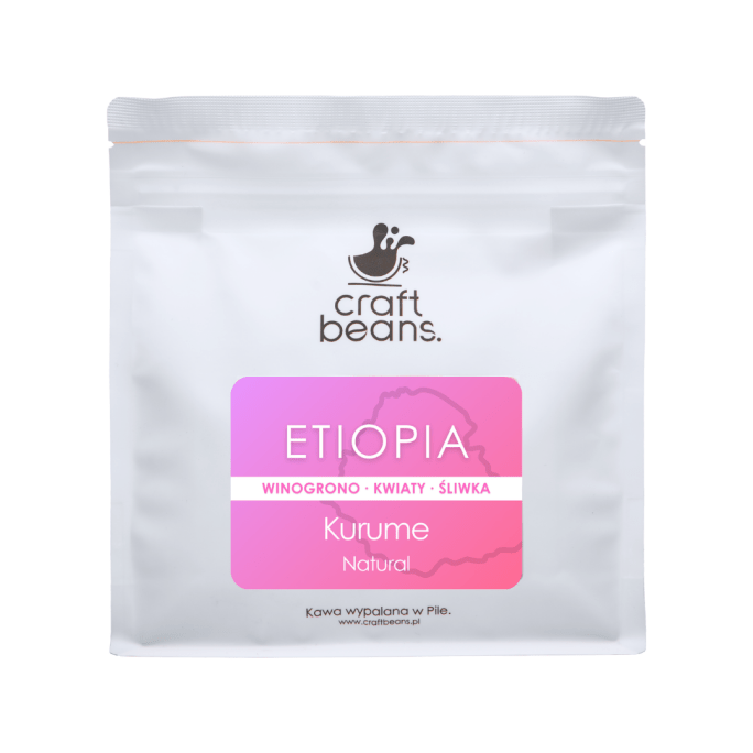 Kawa ziarnista Specialty ETIOPIA  Kurume NATURAL 250g #1