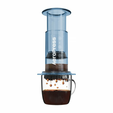 AeroPress Clear Blue - Zaparzacz do kawy niebieski