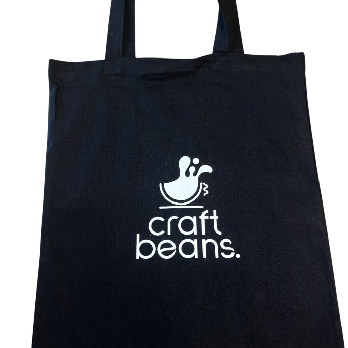 Torba bawełniana czarna Craft Beans #1